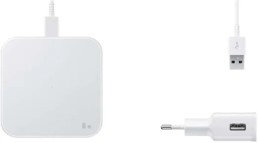Originele Samsung Wireless Charger Pad Fast Charge 9W + Adapter Wit afbeelding 4