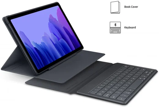 Originele Samsung Galaxy Tab A7 (2020 / 2022) Hoes met Keyboard Grijs afbeelding 6