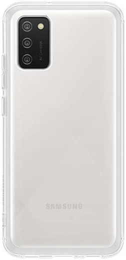 Origineel Samsung Galaxy A02s Hoesje Soft Clear Cover Transparant afbeelding 1