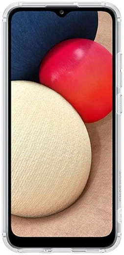 Origineel Samsung Galaxy A02s Hoesje Soft Clear Cover Transparant afbeelding 3