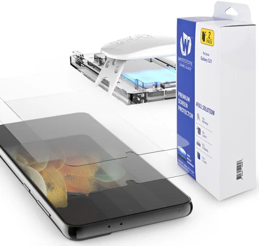 Whitestone Dome Glass Samsung Galaxy S21 Screen Protector (2-Pack) afbeelding 1