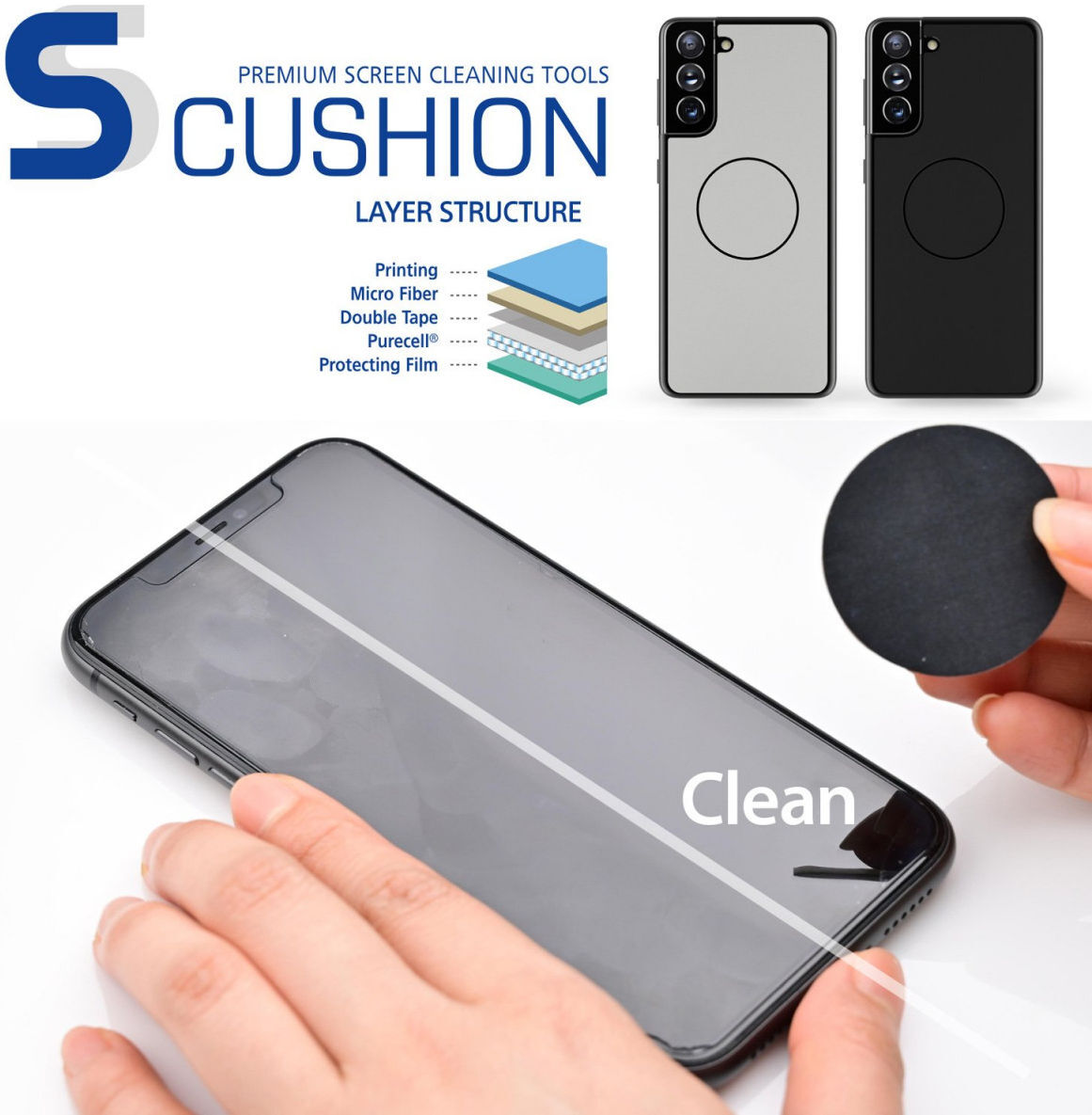 Whitestone Dome Glass Samsung Galaxy S21 Screen Protector (2-Pack) afbeelding 2