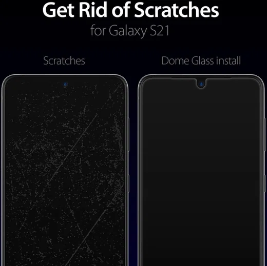 Whitestone Dome Glass Samsung Galaxy S21 Screen Protector (2-Pack) afbeelding 9