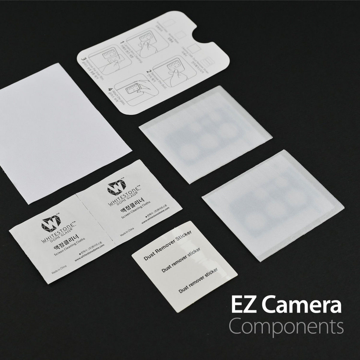 Whitestone Samsung Galaxy S21 Tempered Glass Cameraprotector (2-Pack) afbeelding 4