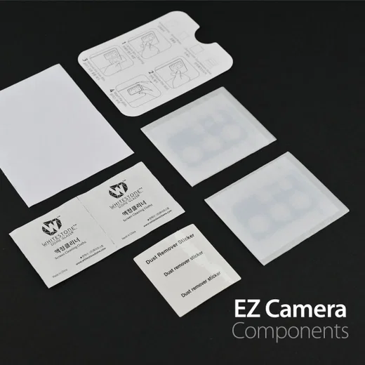 Whitestone Samsung Galaxy S21 Tempered Glass Cameraprotector (2-Pack) afbeelding 4