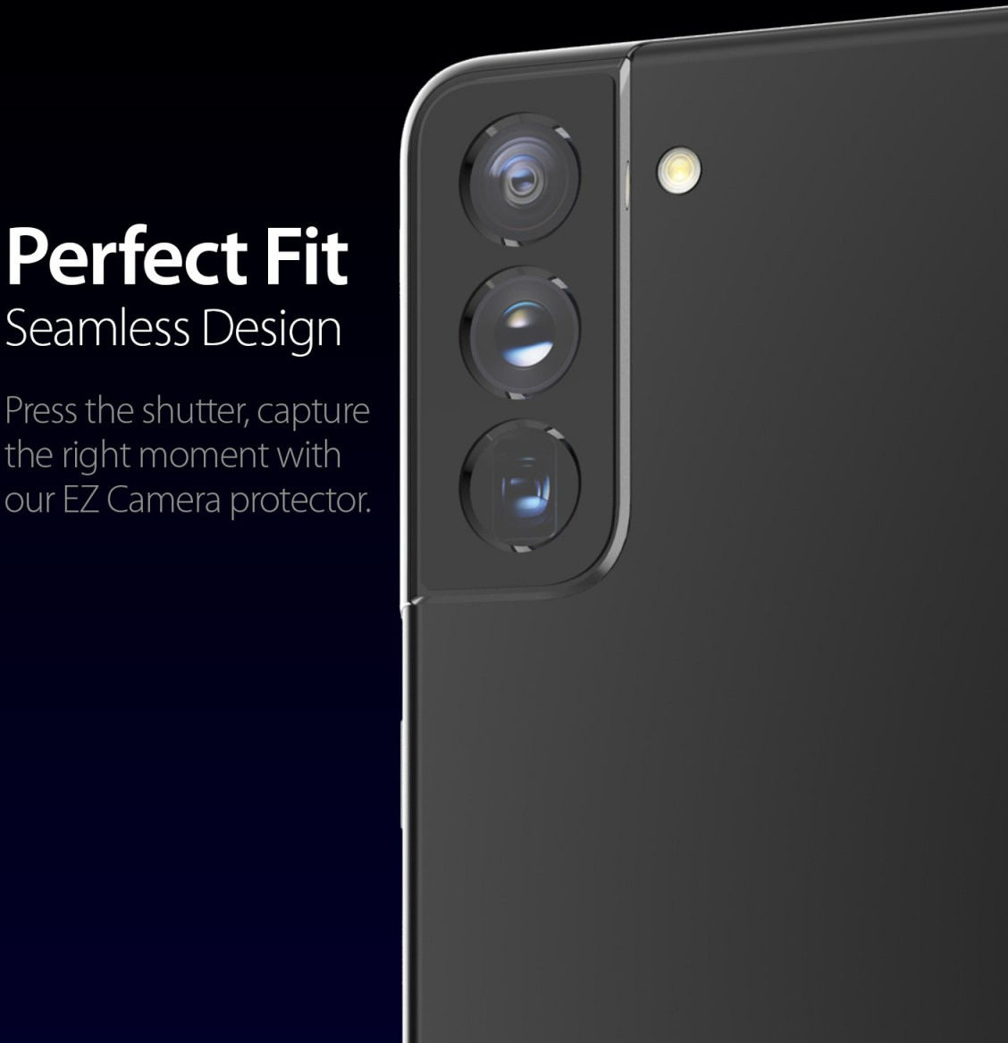 Whitestone Samsung Galaxy S21 Tempered Glass Cameraprotector (2-Pack) afbeelding 6