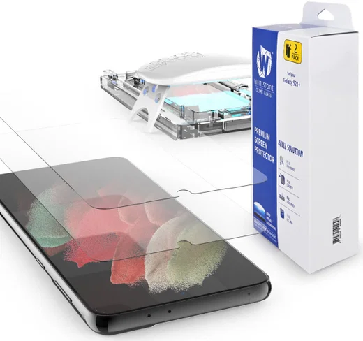 Whitestone Dome Glass Samsung Galaxy S21 Plus Screen Protector 2-Pack afbeelding 1