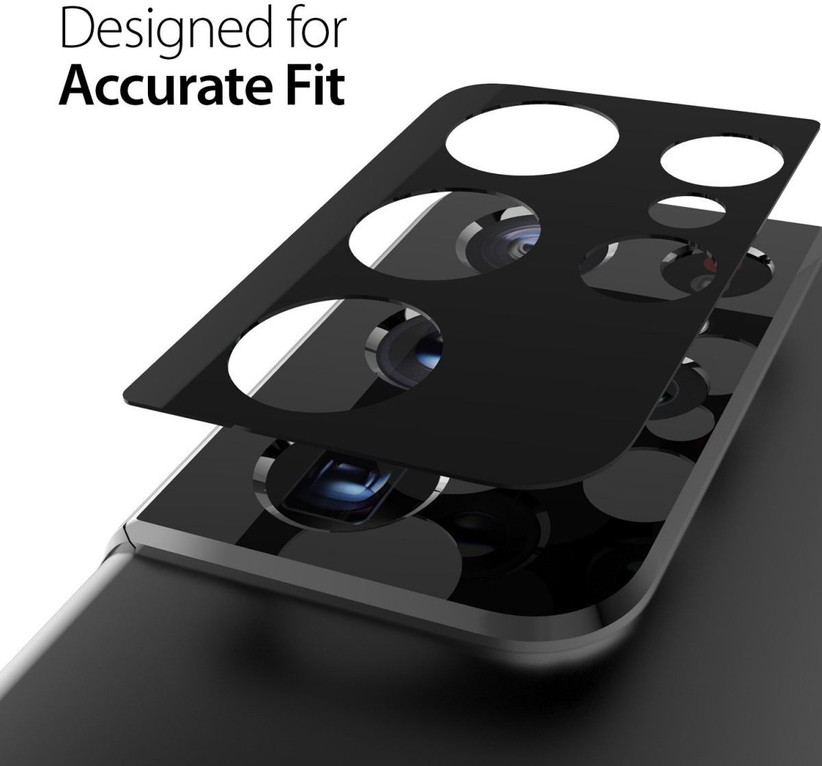 Whitestone Samsung S21 Ultra Tempered Glass Cameraprotector (2-Pack) afbeelding 2
