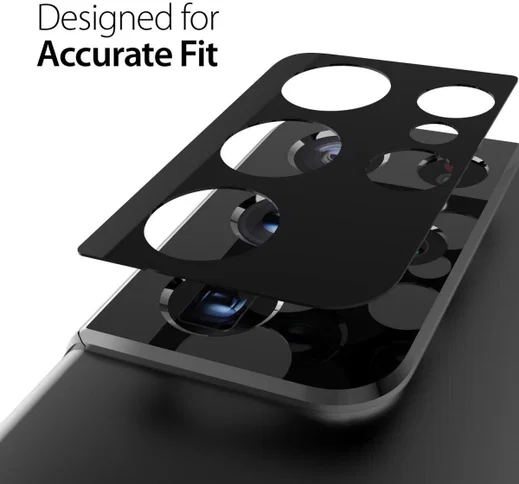 Whitestone Samsung S21 Ultra Tempered Glass Cameraprotector (2-Pack) afbeelding 2