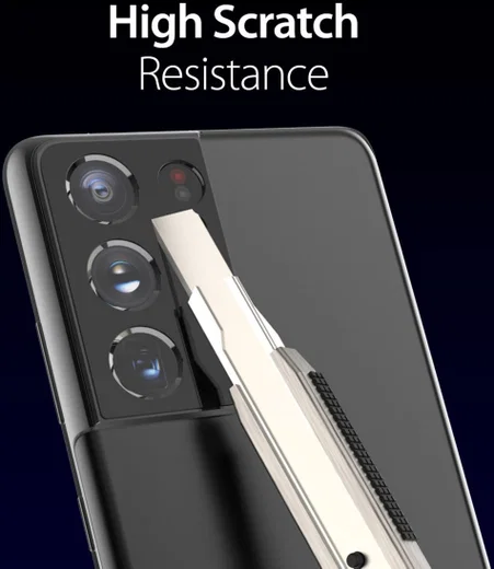 Whitestone Samsung S21 Ultra Tempered Glass Cameraprotector (2-Pack) afbeelding 7