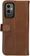 Rosso Deluxe OnePlus 9 Hoesje Echt Leer Book Case Bruin afbeelding 5