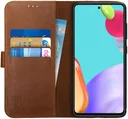 Rosso Deluxe Samsung Galaxy A52 / A52S Hoesje Echt Leer Bruin