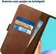 Rosso Deluxe Samsung Galaxy A52 / A52S Hoesje Echt Leer Bruin afbeelding 6