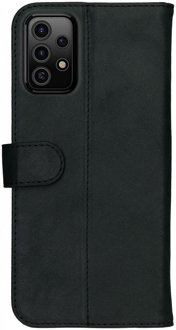 Rosso Deluxe Samsung Galaxy A52 / A52S Hoesje Echt Leer Zwart afbeelding 5