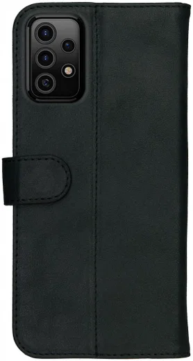 Rosso Deluxe Samsung Galaxy A52 / A52S Hoesje Echt Leer Zwart afbeelding 5
