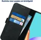Rosso Deluxe Samsung Galaxy A52 / A52S Hoesje Echt Leer Zwart afbeelding 6