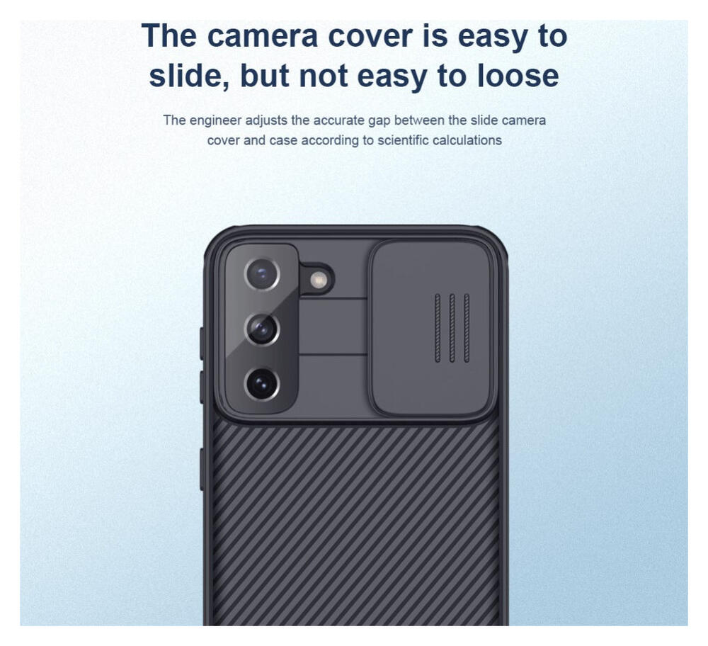 Nillkin CamShield Samsung Galaxy S21 Plus Hoesje Camera Slider Zwart afbeelding 15
