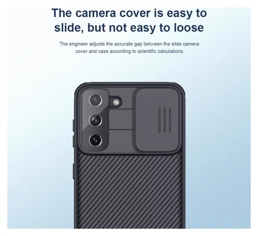 Nillkin CamShield Samsung Galaxy S21 Plus Hoesje Camera Slider Zwart afbeelding 15