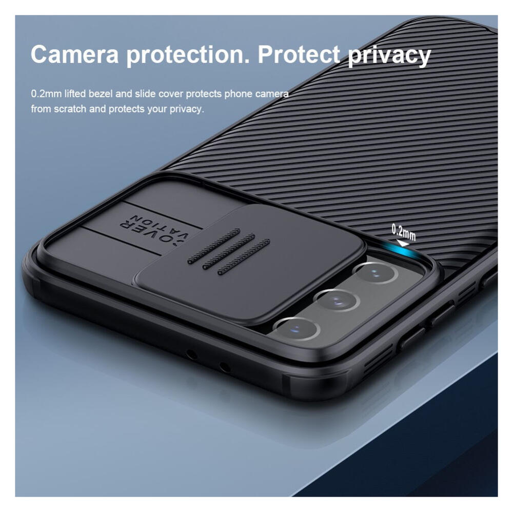 Nillkin CamShield Samsung Galaxy S21 Plus Hoesje Camera Slider Zwart afbeelding 9