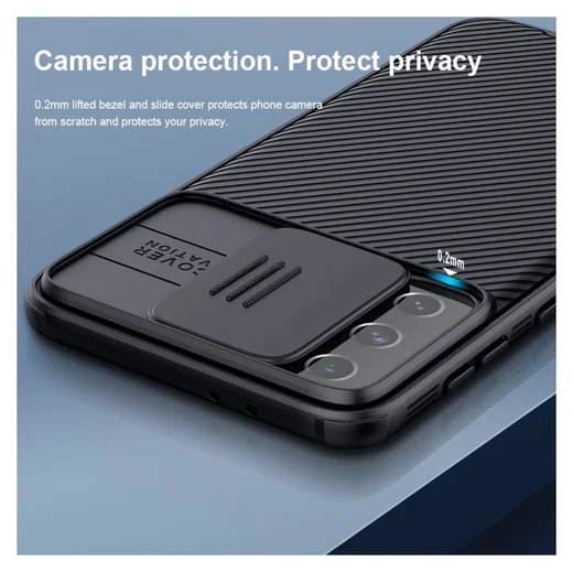 Nillkin CamShield Samsung Galaxy S21 Plus Hoesje Camera Slider Zwart afbeelding 9