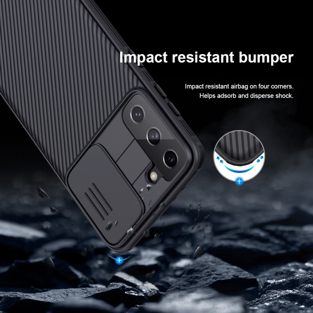 Nillkin CamShield Samsung Galaxy S21 Plus Hoesje Camera Slider Groen afbeelding 13