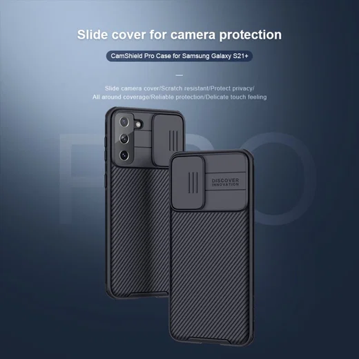 Nillkin CamShield Samsung Galaxy S21 Plus Hoesje Camera Slider Groen afbeelding 16