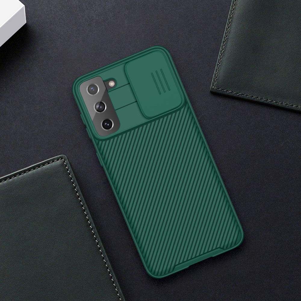 Nillkin CamShield Samsung Galaxy S21 Plus Hoesje Camera Slider Groen afbeelding 9