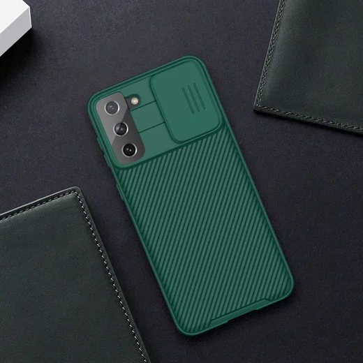 Nillkin CamShield Samsung Galaxy S21 Plus Hoesje Camera Slider Groen afbeelding 9