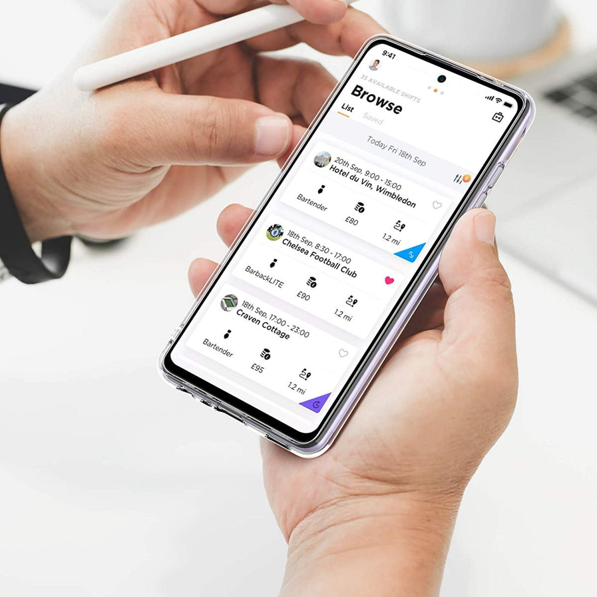 Samsung Galaxy A52 / A52S Hoesje Back Cover Dun TPU Transparant afbeelding 7