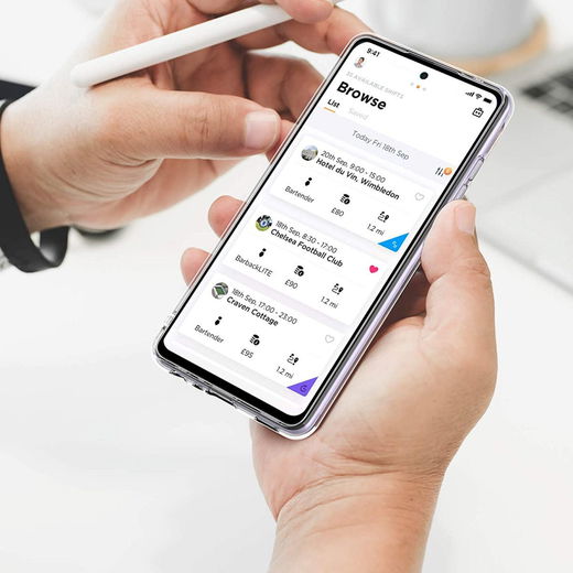 Samsung Galaxy A52 / A52S Hoesje Back Cover Dun TPU Transparant afbeelding 7