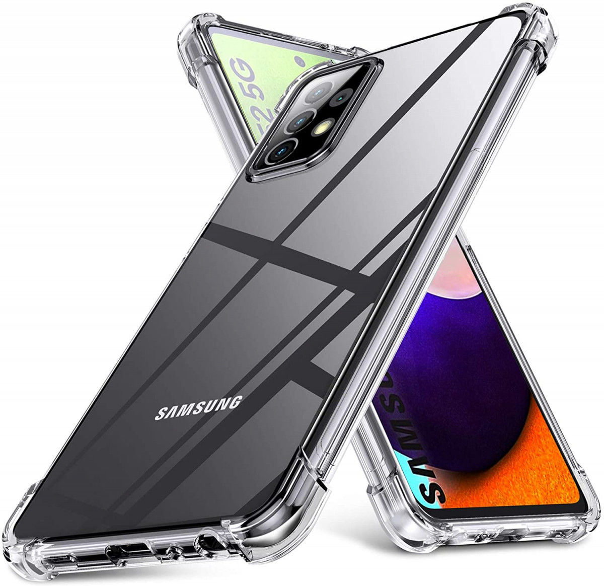 Samsung Galaxy A52 / A52S Hoesje Schokbestendig Transparant afbeelding 9