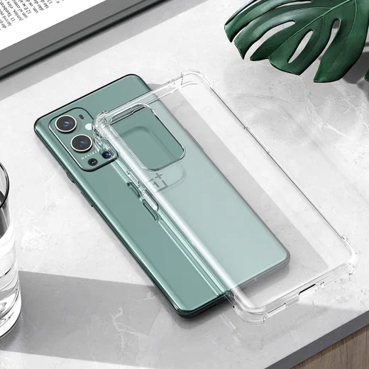 OnePlus 9 Pro Hoesje TPU Schokbestendig Back Cover Transparant afbeelding 9
