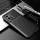 OnePlus 9 Pro Hoesje Siliconen Carbon TPU Back Cover Zwart afbeelding 7