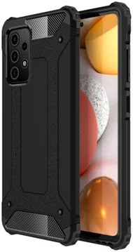 Samsung Galaxy A52 / A52S Hoesje Shock Proof Hybride Back Cover Zwart