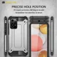 Samsung Galaxy A52 / A52S Hoesje Shock Proof Hybride Back Cover Zwart afbeelding 6