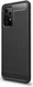 Samsung Galaxy A52 / A52S Hoesje Geborsteld TPU Flexibele Back Cover Zwart afbeelding 2