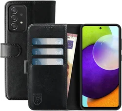 Rosso Element Samsung Galaxy A52 / A52S Hoesje Wallet Zwart afbeelding