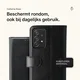 Rosso Element Samsung Galaxy A52 / A52S Hoesje Wallet Zwart afbeelding 3