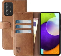 Rosso Element Samsung Galaxy A52 / A52S Hoesje Wallet Bruin afbeelding