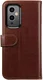 Rosso Element OnePlus 9 Hoesje Book Cover Wallet Case Bruin afbeelding 2
