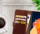Rosso Element OnePlus 9 Hoesje Book Cover Wallet Case Bruin afbeelding 8