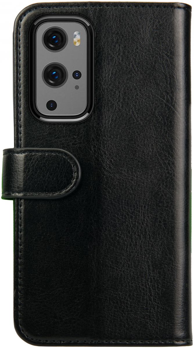 Rosso Element OnePlus 9 Pro Hoesje Book Cover Wallet Case Zwart afbeelding 2