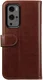 Rosso Element OnePlus 9 Pro Hoesje Book Cover Wallet Case Bruin afbeelding 2