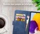 Rosso Element Samsung Galaxy A72 Hoesje Book Case Blauw afbeelding 10