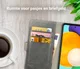 Rosso Element Samsung Galaxy A52 / A52S Hoesje Bookcover Wallet Grijs afbeelding 5