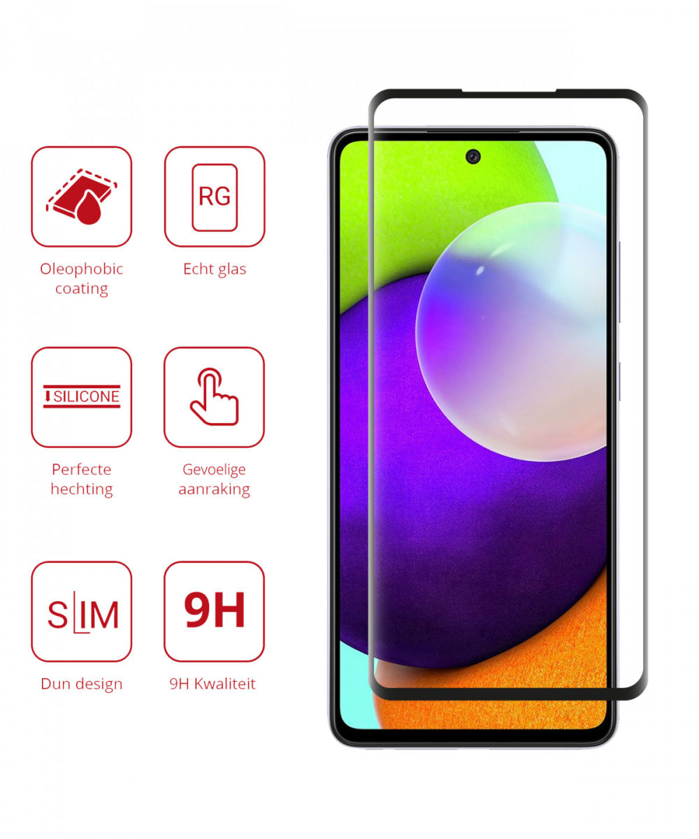 Rosso Samsung Galaxy A52 / A52S 9H Tempered Glass Screen Protector afbeelding 2