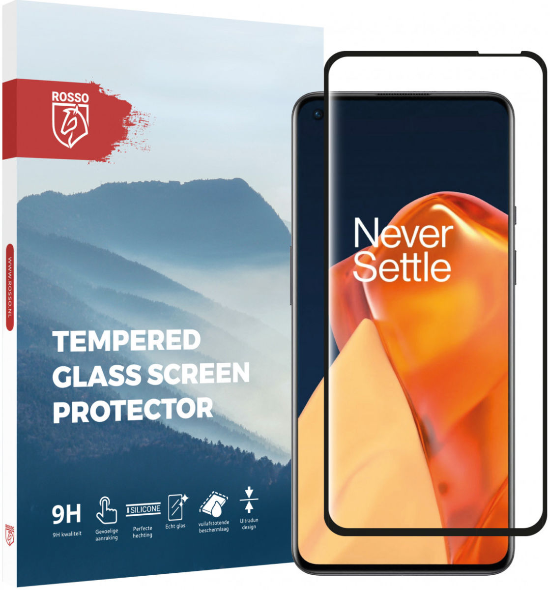 Rosso OnePlus 9 9H Tempered Glass Screen Protector afbeelding 1