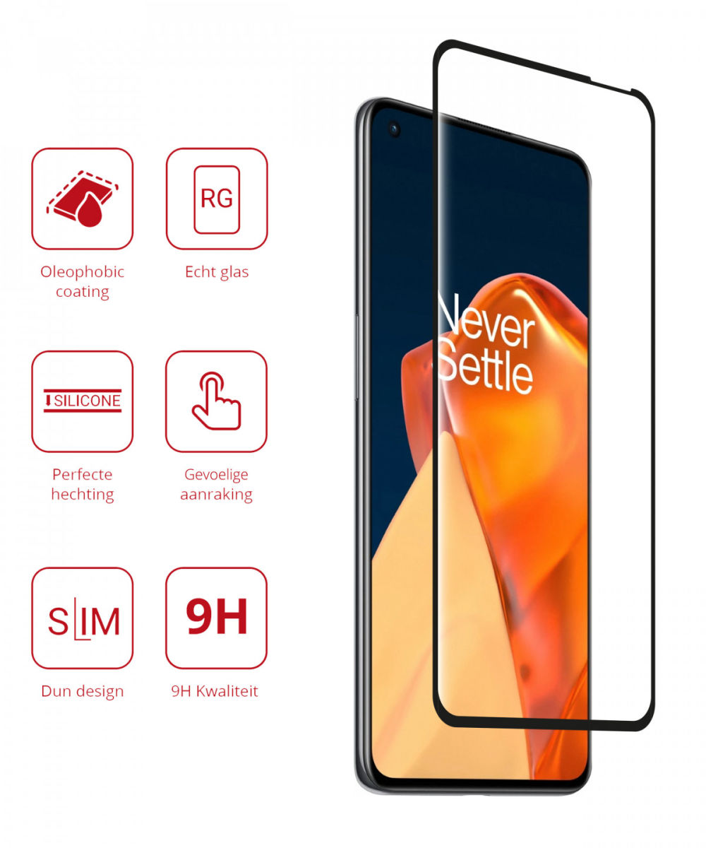 Rosso OnePlus 9 9H Tempered Glass Screen Protector afbeelding 2