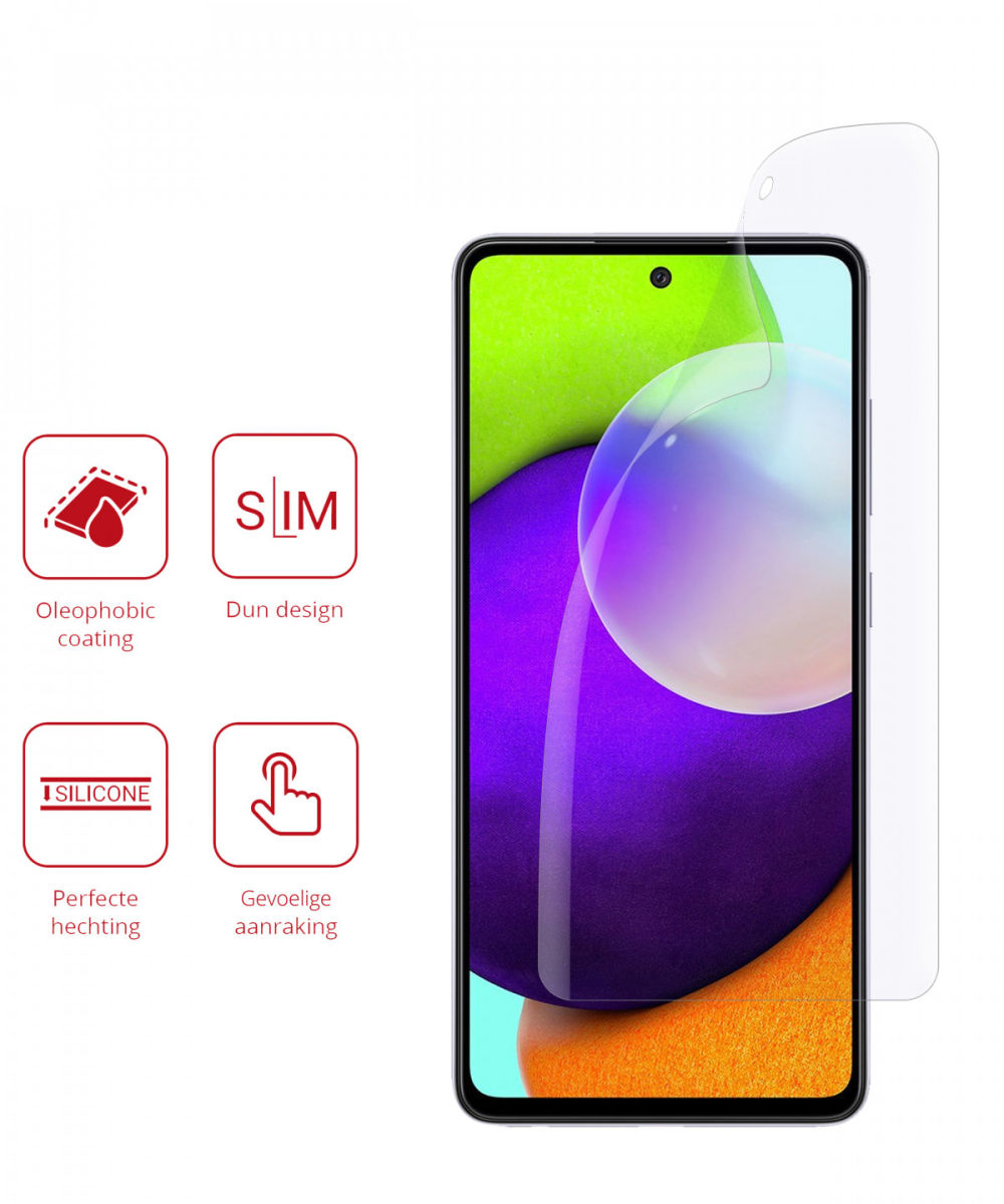 Rosso Samsung Galaxy A52 / A52S Ultra Clear Screen Protector Duo Pack afbeelding 2
