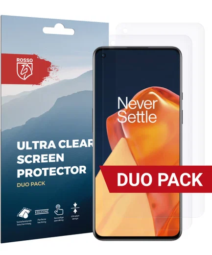 Rosso OnePlus 9 Ultra Clear Screen Protector Duo Pack afbeelding 1